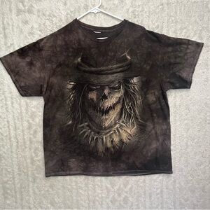 James Ryman 2013 Scary Scarecrow T-Shirt Sz L Halloween Horror Dark